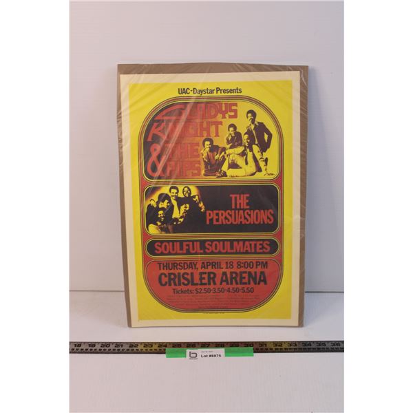 Vintage Concert Posters - Gladys Knight, The Persuasions