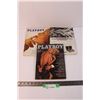 Image 1 : (3) Vintage Playboy Magazines (One has No Cover)