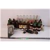 Image 1 : Lot of Assorted Bottles and Light Fixture - Coca Cola, Beer, Pepsi