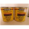 Image 4 : (2) Minwax Wood Finish (ebony 236ml) - (2) Minwax (semi gloss clear 236ml)