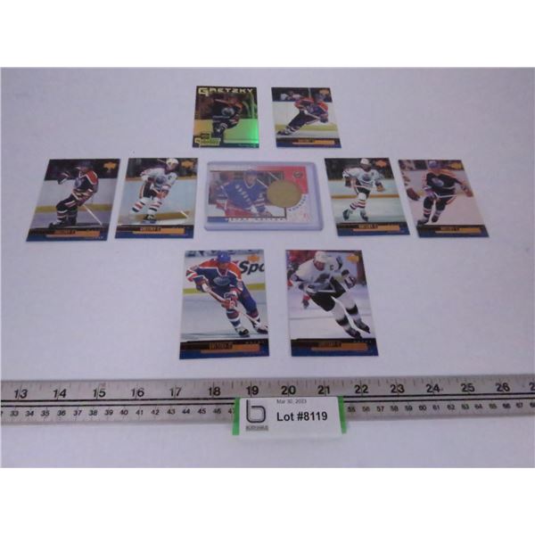 Lot Gretzky of Cards 9x w/Coin