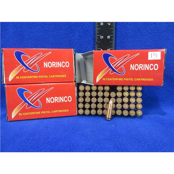 7.62X25 85gr FMJ Norinco Cartridges - 3 Boxes of 50