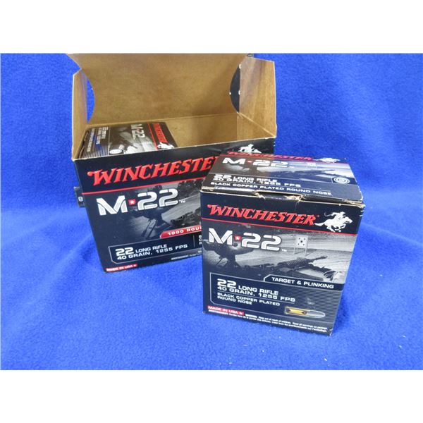 22 LR 40gr Winchester M22 Target & Plinking Cartridges