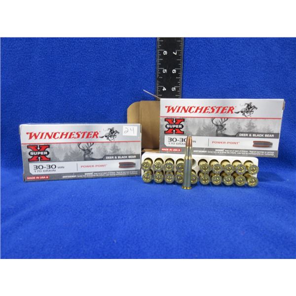 30-30 Win. 170gr PP Winchester SuperX Cartridges