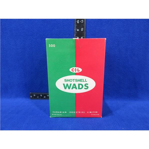 12 Ga. CIL Shotshell Wads - 3/8" Fibre - Sealed Box of 500