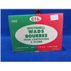 Image 2 : 12 Ga. CIL Shotshell Wads - 3/8" Fibre - Sealed Box of 500