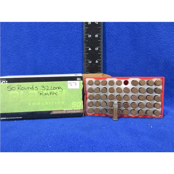 Collector Ammo - 32 Long Rimfire Cartridges - Box of 50
