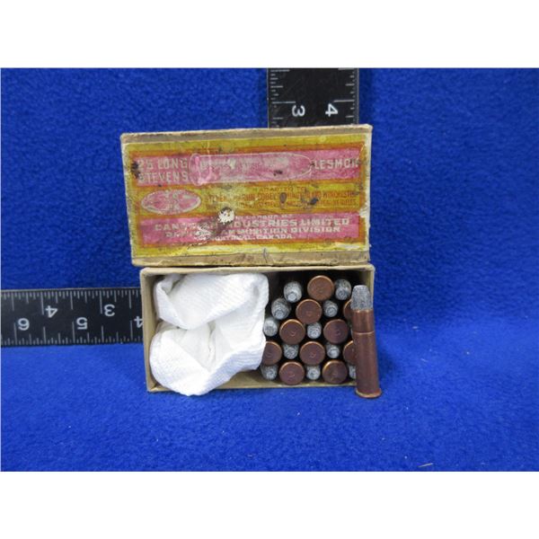 Collector Ammo - 25 Stevens Long CIL Cartridges
