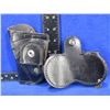 Image 2 : Black Leather Holster with Belt Attachment - D S32