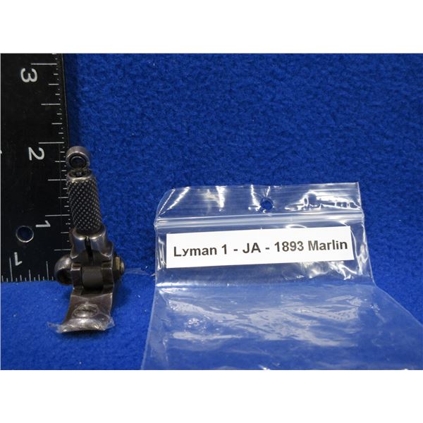 1893 Marlin Peepsight - Lyman 1 - JA Tang Sight