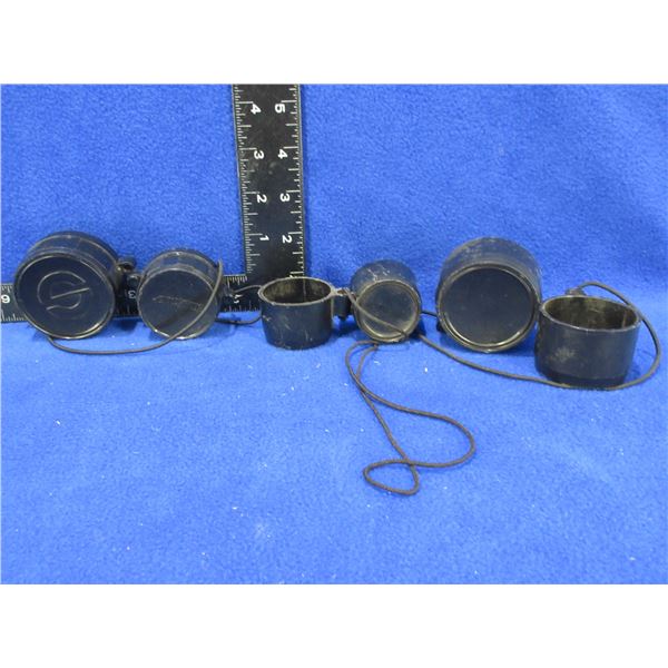 Lot of 3 Sets of Riflescope Lense Covers