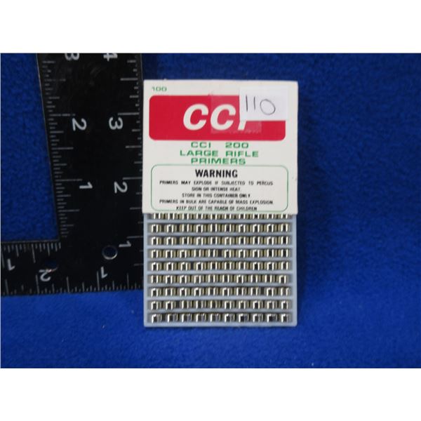 CCI 200 Large Rifle Primers - Pack of 100