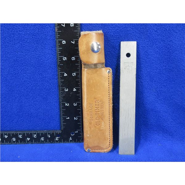Schrade Old-Timer Honesteel with Leather Sheath - 7"