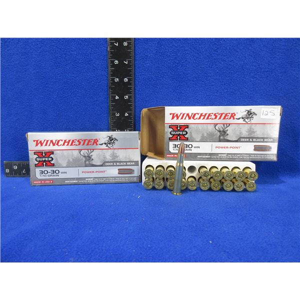 30-30 Win. 170gr PP Winchester SuperX Cartridges