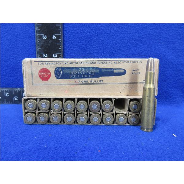 Collector Ammo - 25 Remington 117gr SP UMC Cartridges