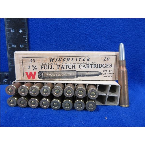Collector Ammo - 7MM Winchester Full Patch Cartridges
