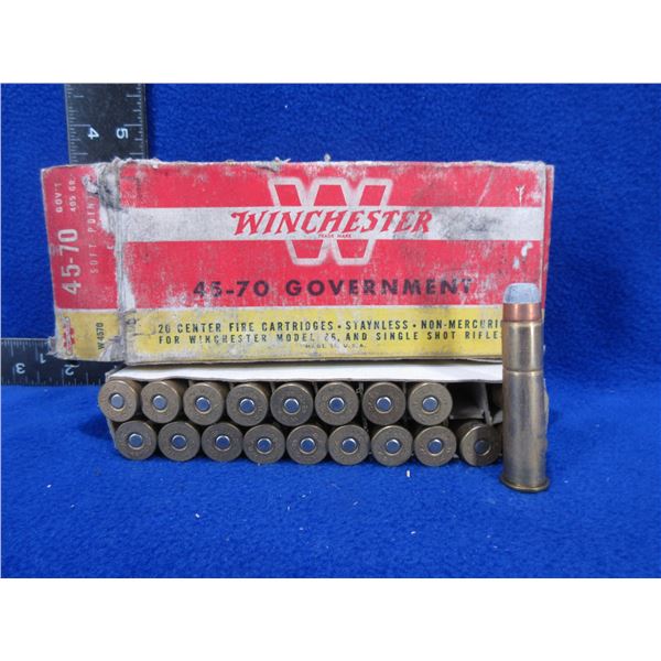 Collector Ammo - 45-70 Gov't SP Winchester Cartridges