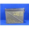 Image 1 : Metal Ammo Can - 20MM M3 Gun - 17 1/2" x 7 1/2" x 14"