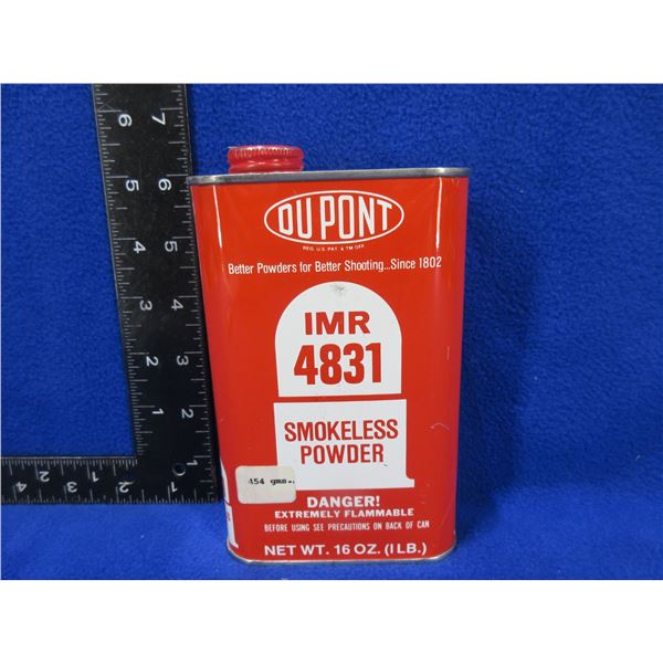 Dupont IMR 4831 Powder - Sealed 1 lb Tub