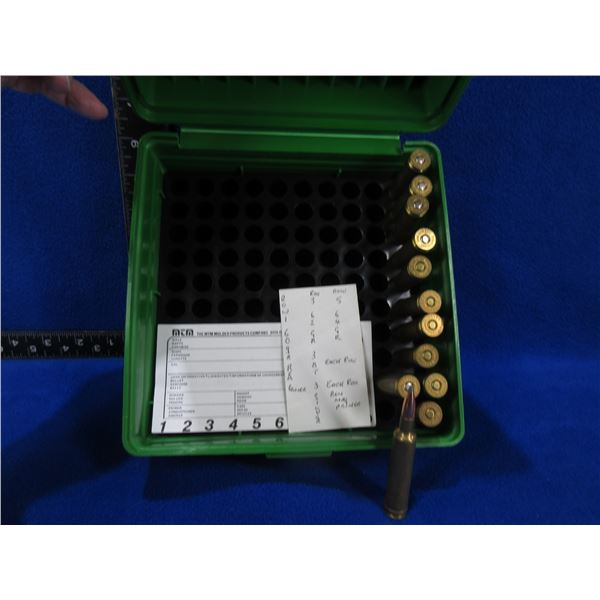 257 Weatherby Mag Reloads - Case-Gard Tub of 12