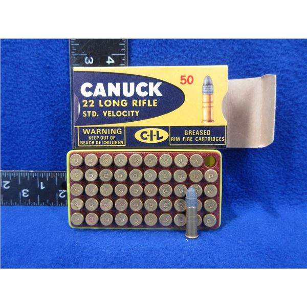 Collector Ammo - 22 LR SV CIL Canuck Cartridges