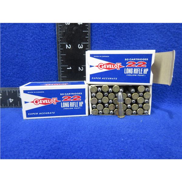 Collector Ammo - 22 LR HP Gevelot Cartridges