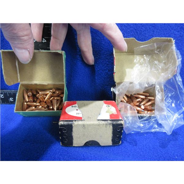 22 Cal. .224" 52gr Nosler and Sierra Bullets