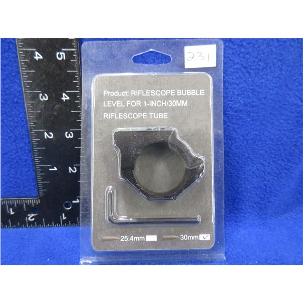 30MM Riflescope Bubble Level with Compass - Model 5024