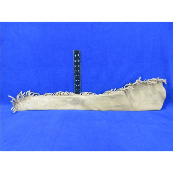 Leather Fringed Rifle Scabbord - 29"