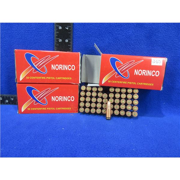 7.62X25 85gr FMJ Norinco Cartridges - 3 Boxes of 50