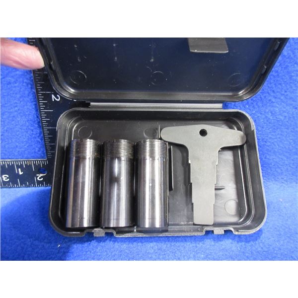 3 - 12 Gauge Chokes with Wrench in Case