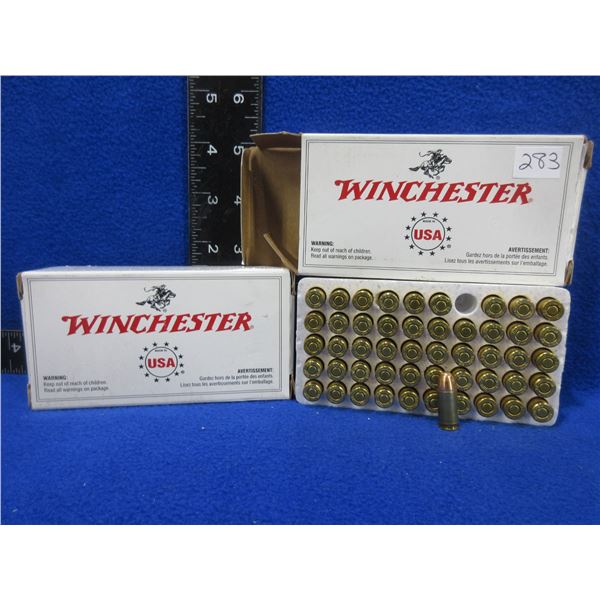 32 Auto 71gr FMJ Winchester Cartridges - 2 Boxes of 50