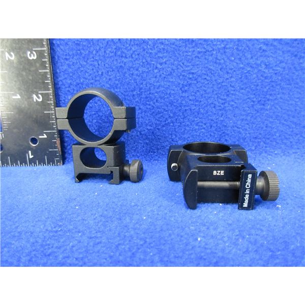 1" See Through Scope Rings for Weaver Base or Picatinny