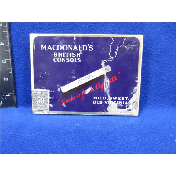 Vintage MacDonald's British Consols Cigarette Tin