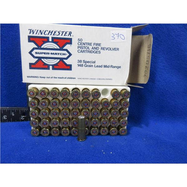 38 SPL 148 Gr Lead Mid-Range Win. SuperX Cartridges