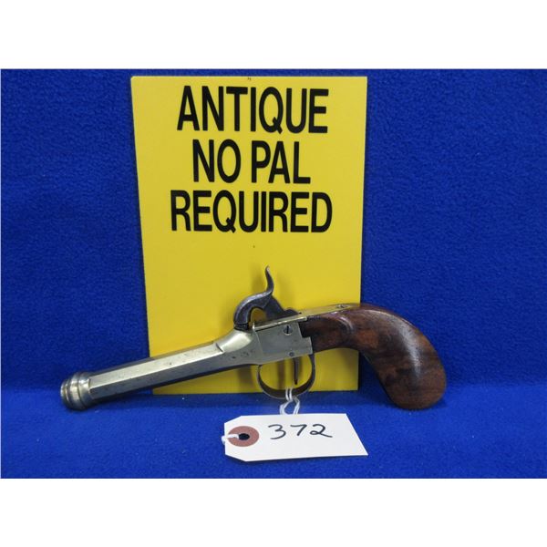 No PAL Required - Single Shot Cap & Ball Pistol in Approx. 45 Cal.