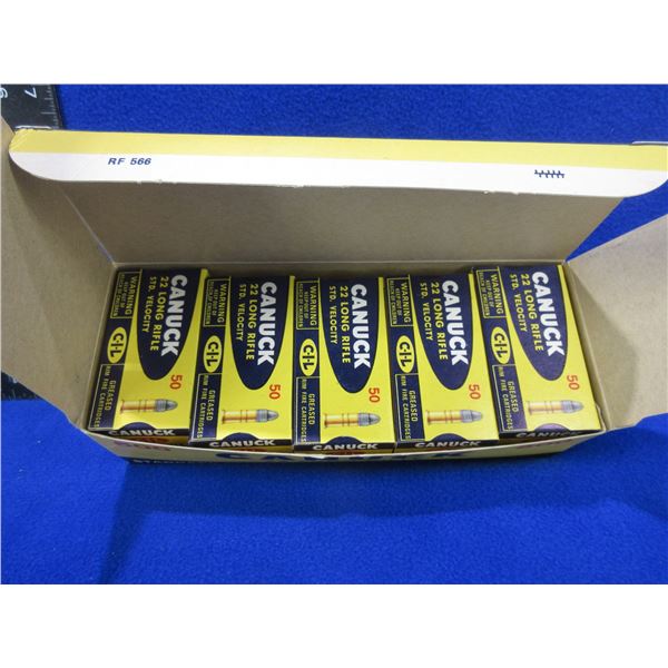 Collector Ammo - 22 LR SV CIL Canuck Cartridges