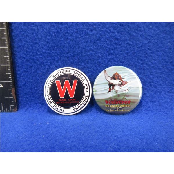 2 Collector Pins - Winchester Self-Loading Shotguns