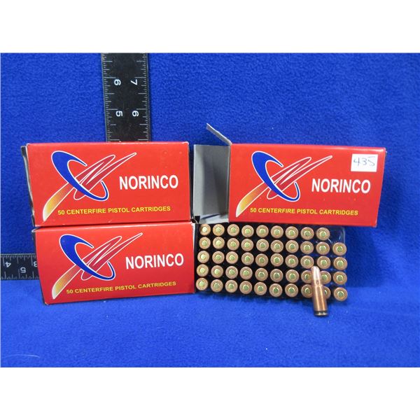 7.62X25 85gr FMJ Norinco Cartridges - 3 Boxes of 50