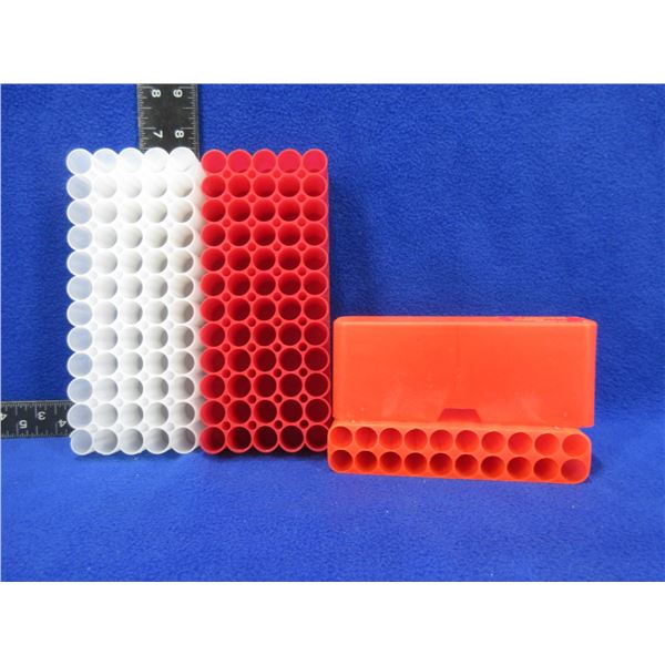 2 Herters Reloading Trays and a Medium 20 Cartridge Case