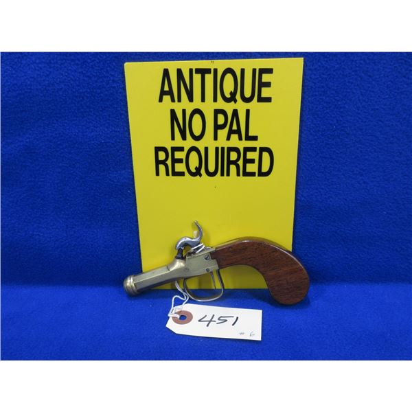 No PAL Required - Single Shot Cap & Ball Pistol in Approx. 40 Cal.