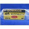 Image 2 : Collector Ammo - 45 Auto CIL Dominion Cartridges