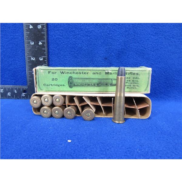 Collector Ammo - 38-56-225 CF UMC Cartridges - Box of 8