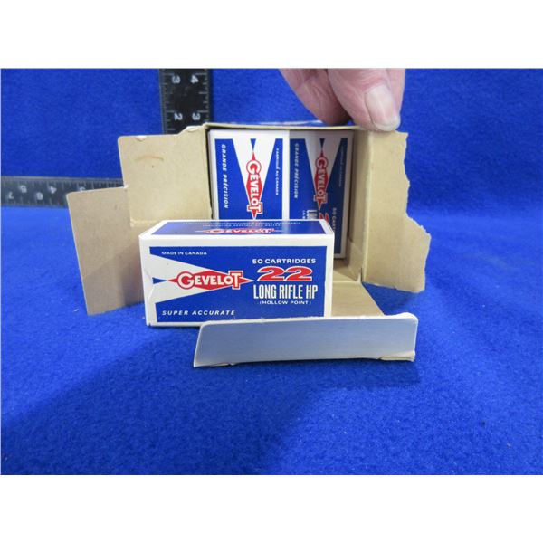 Collector Ammo - 22 LR HP Gevelot Cartridges - Case of 500