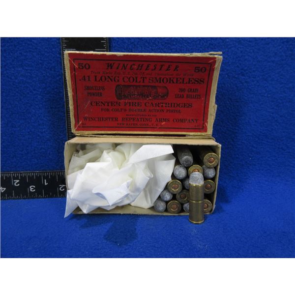 Collector Ammo - 41 Long Colt CF Winchester Cartridges