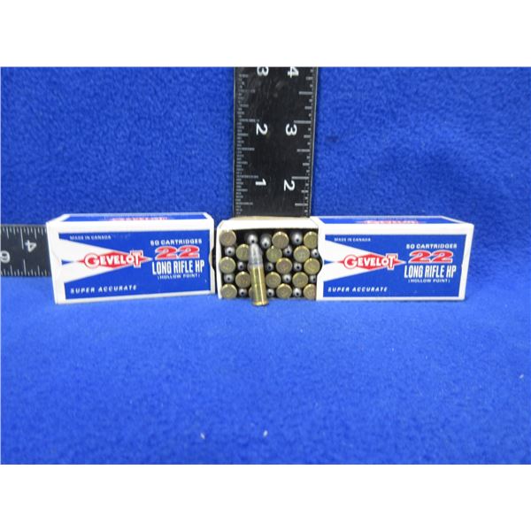 Collector Ammo - 22 LR HP Gevelot Cartridges