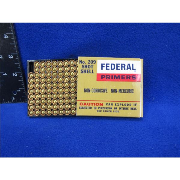 No. 209 Federal Shotshell Primers - Box of 98