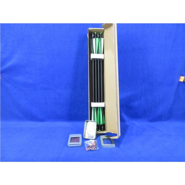 NEW - 20" Carbon Crossbow Bolts with Broadheads