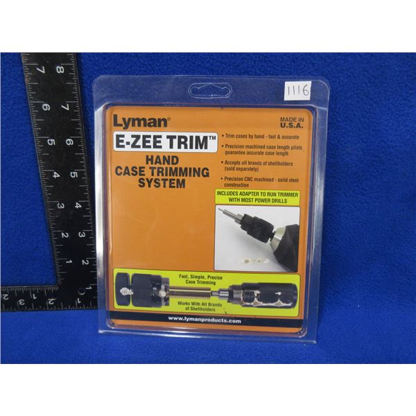 Lyman E-Zee Trim Hand Case Trimming System