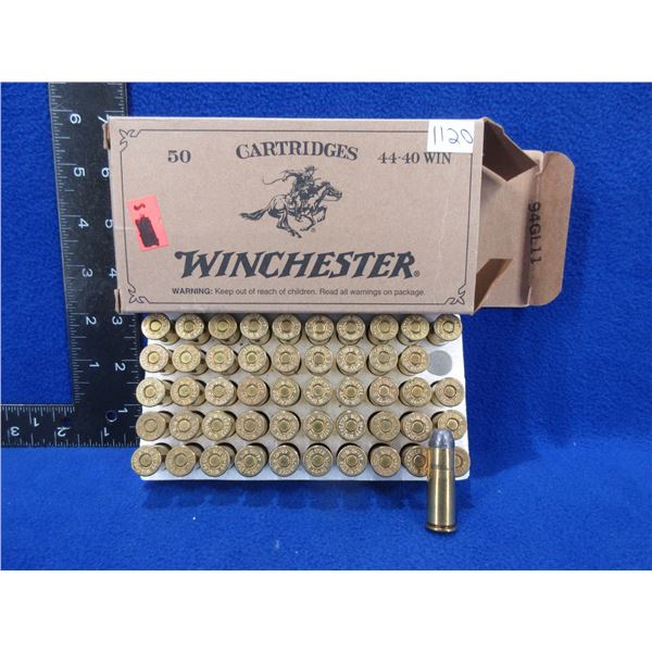 44-40 Win. 225gr Lead FN Winchester Cartridges - Box of 50